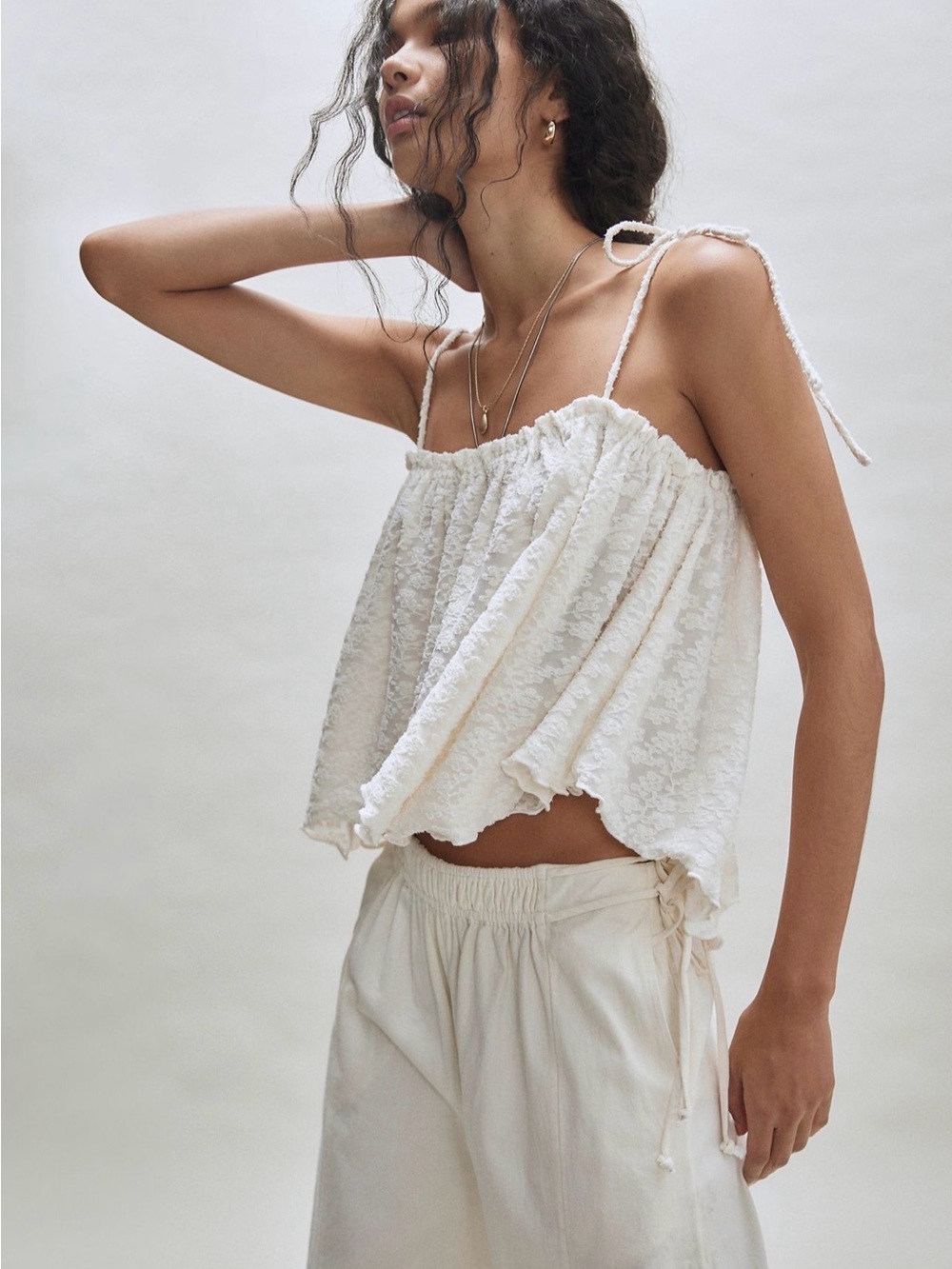 Free People Briana Tank— Sugar Swizzle